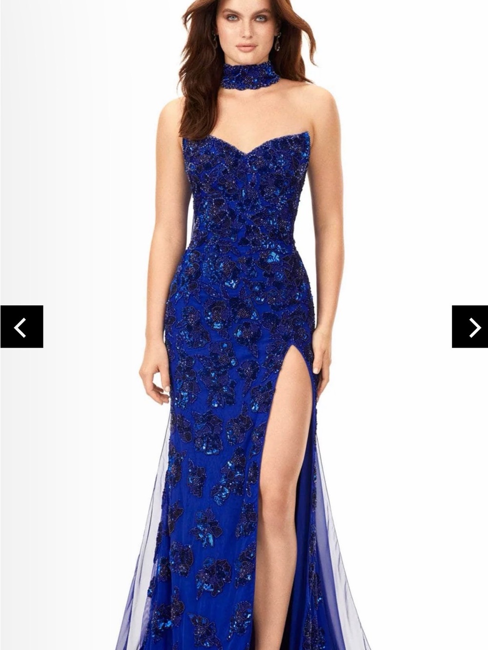 Ashley Lauren gown with collar